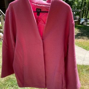 Eileen Fisher. Pink  Virgin Wool Jacket